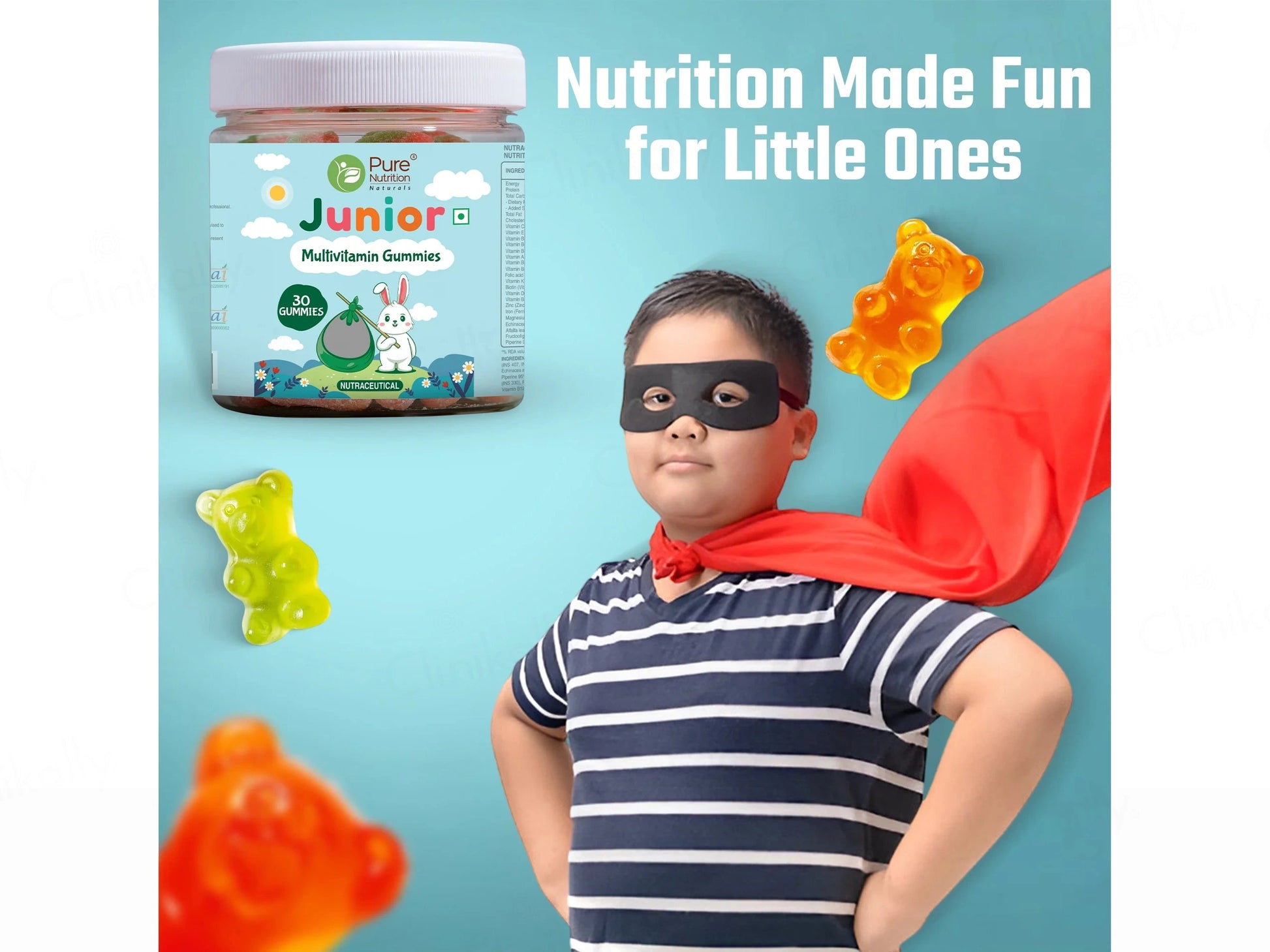 Pure Nutrition Junior Multivitamin Veg Gummies