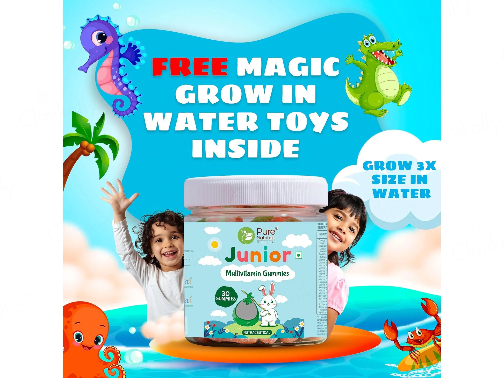 Pure Nutrition Junior Multivitamin Veg Gummies