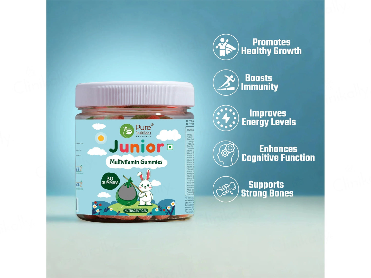 Pure Nutrition Junior Multivitamin Veg Gummies