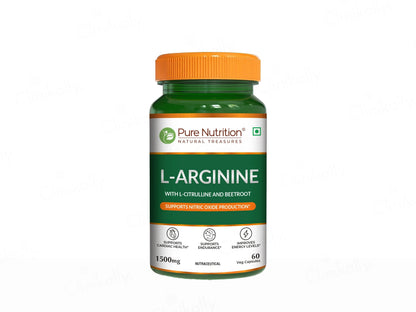 Pure Nutrition L-Arginine 1500mg Veg Capsule