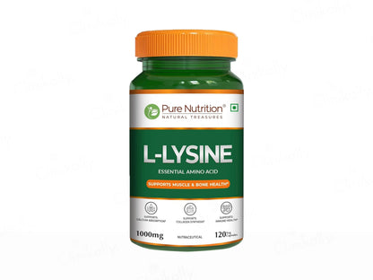 Pure Nutrition L-Lysine 1000mg Veg Capsule