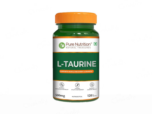 Pure Nutrition L-Taurine 500mg Veg Capsule