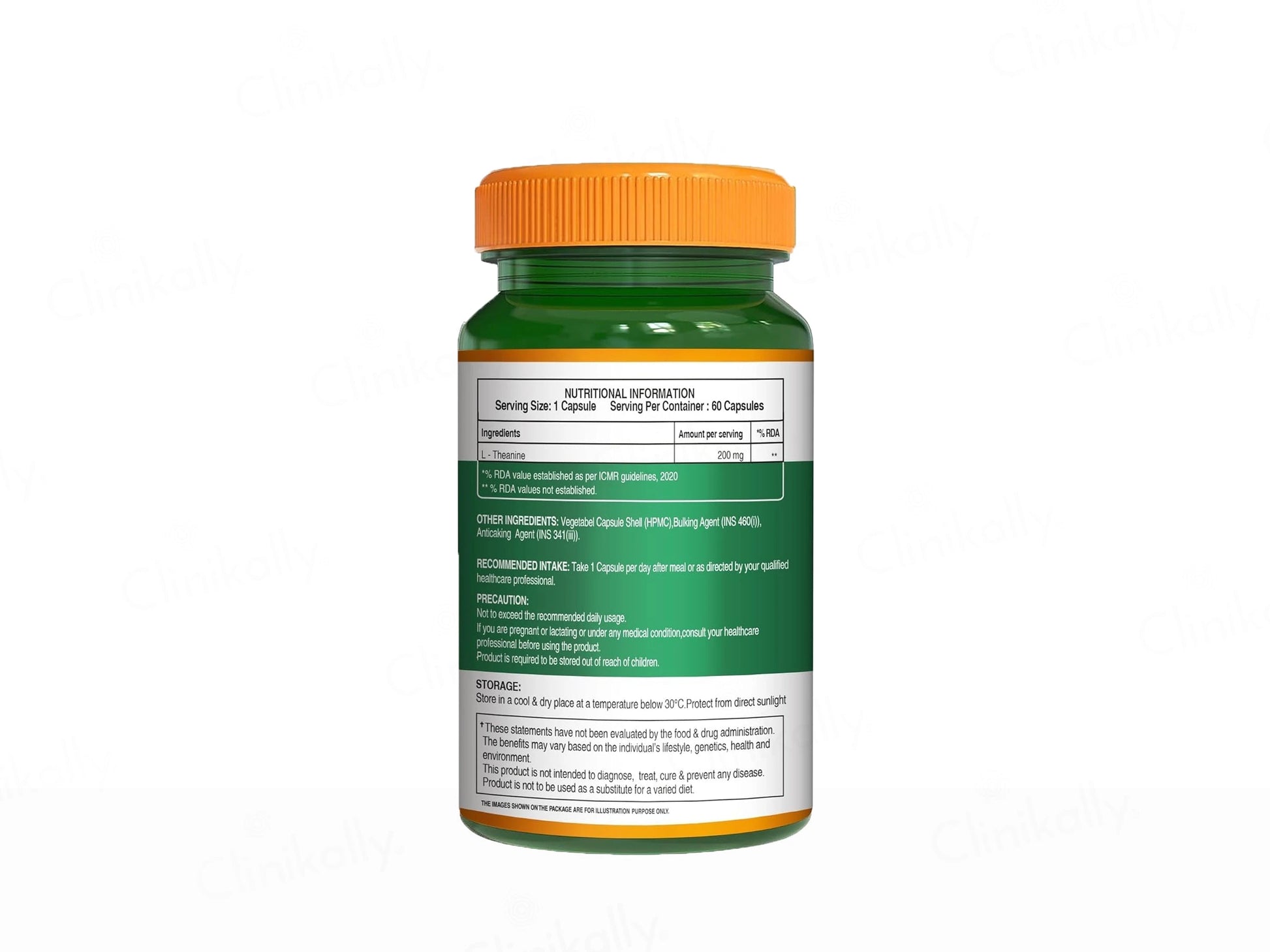 Pure Nutrition L-Theanine 200mg Veg Capsule