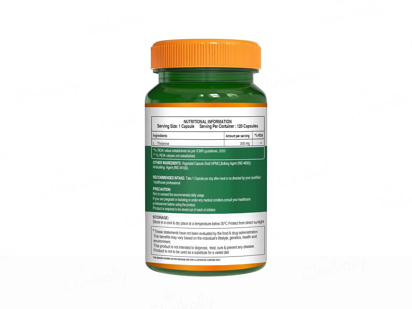 Pure Nutrition L-Theanine 200mg Veg Capsule
