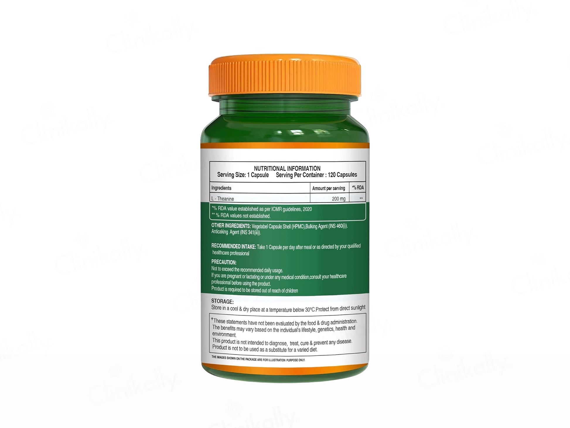 Pure Nutrition L-Theanine 200mg Veg Capsule