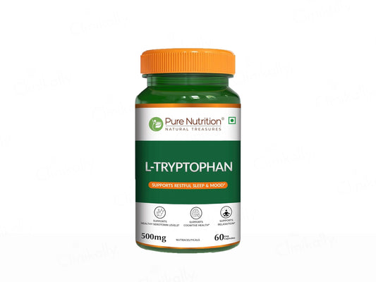 Pure Nutrition L-Tryptophan 500mg Veg Capsule