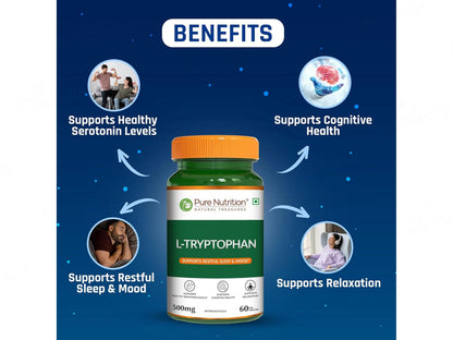 Pure Nutrition L-Tryptophan 500mg Veg Capsule