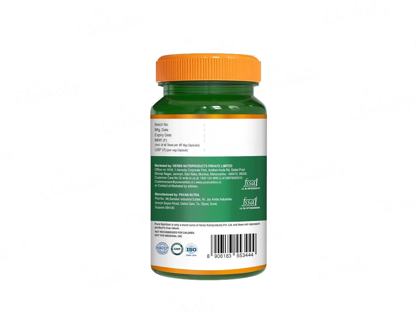 Pure Nutrition L-Tryptophan 500mg Veg Capsule