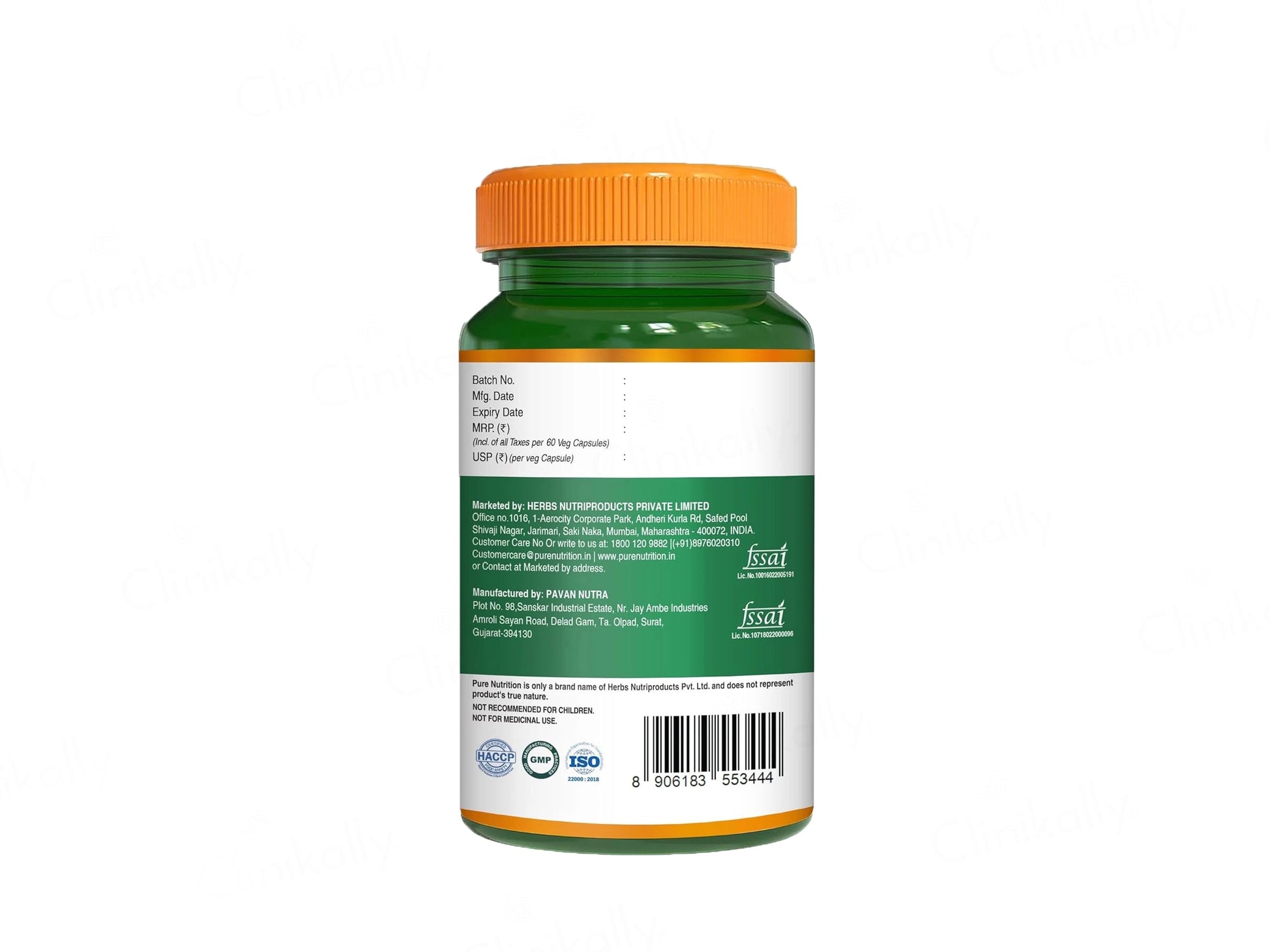 Pure Nutrition L-Tryptophan 500mg Veg Capsule