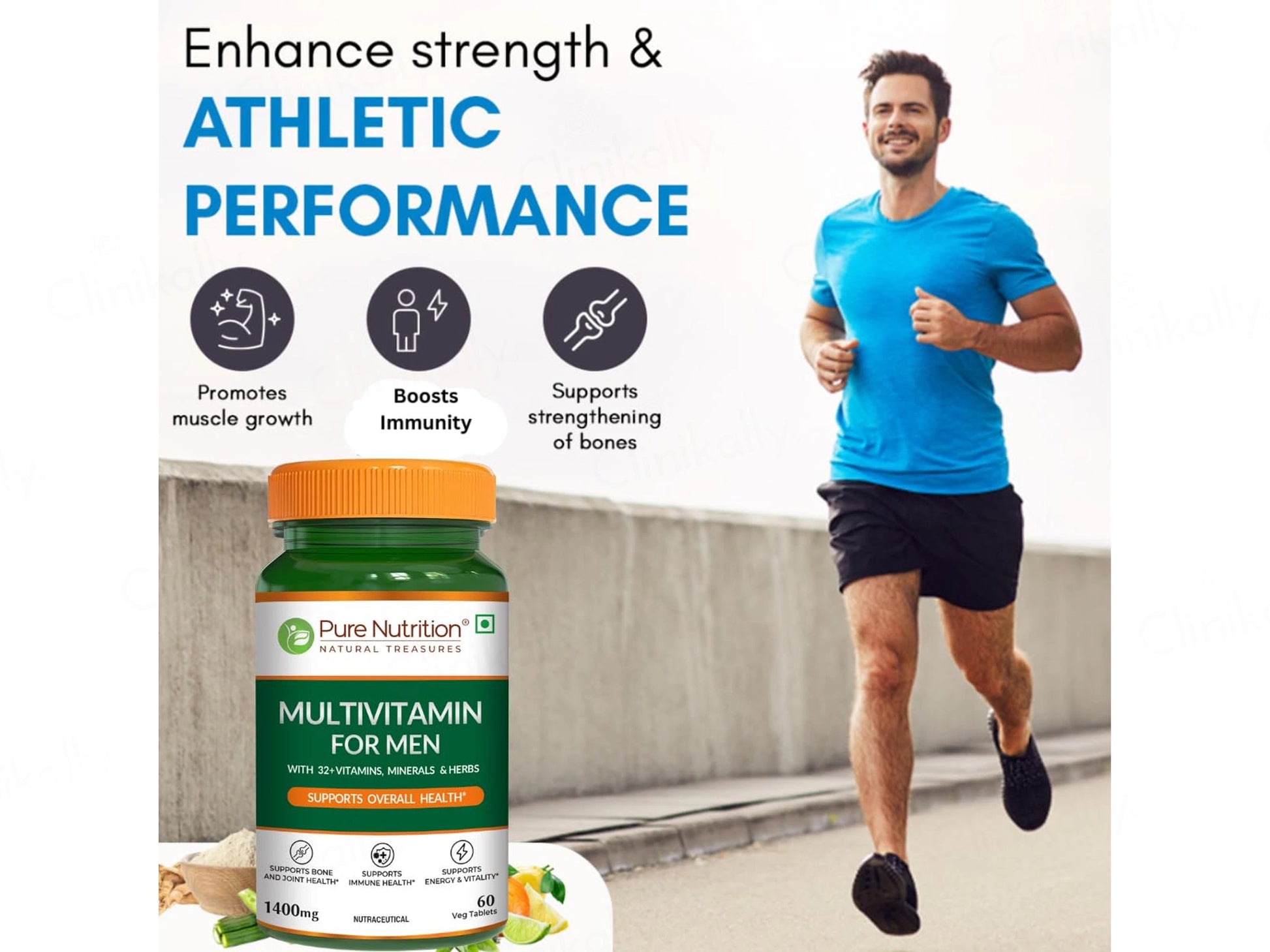 Pure Nutrition Multivitamin Veg Tablet For Men