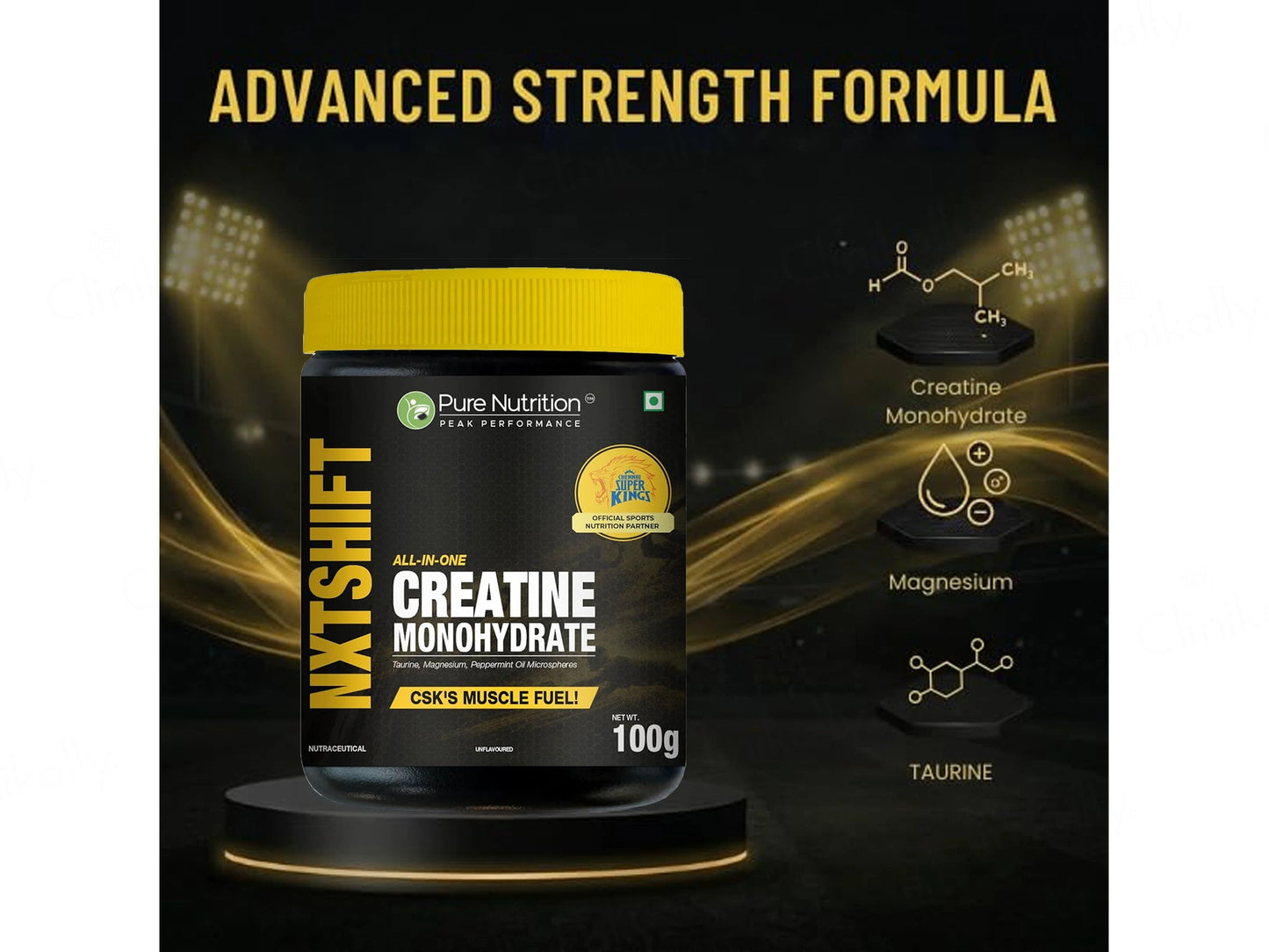 Pure Nutrition NXTShift Creatine Monohydrate Nutraceutical Powder