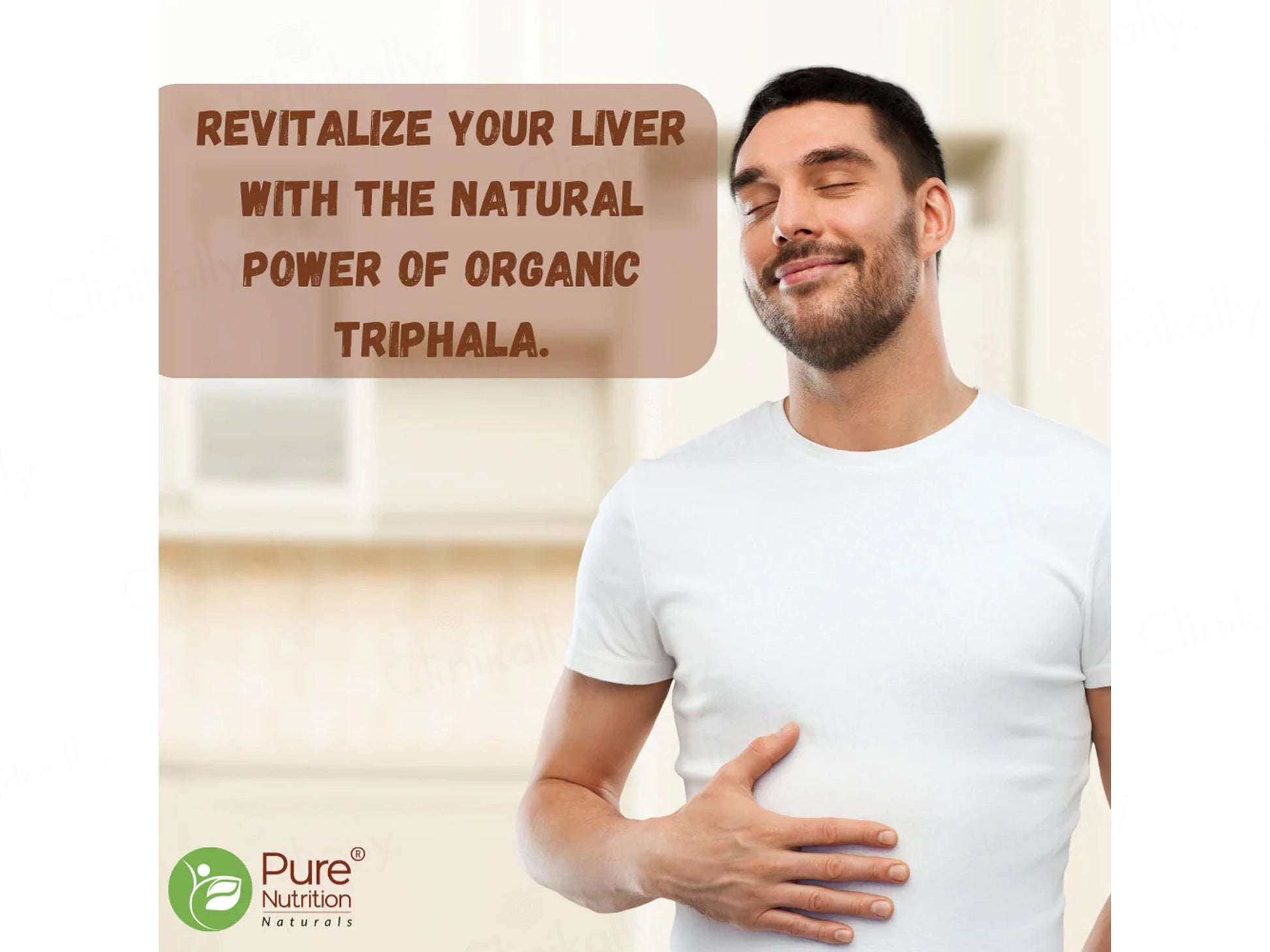 Pure Nutrition Organic Triphala 1200mg Veg Tablet