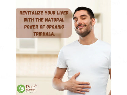 Pure Nutrition Organic Triphala 1200mg Veg Tablet