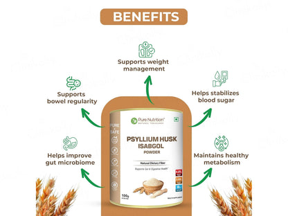 Pure Nutrition Psyllium Husk Isabgol Powder