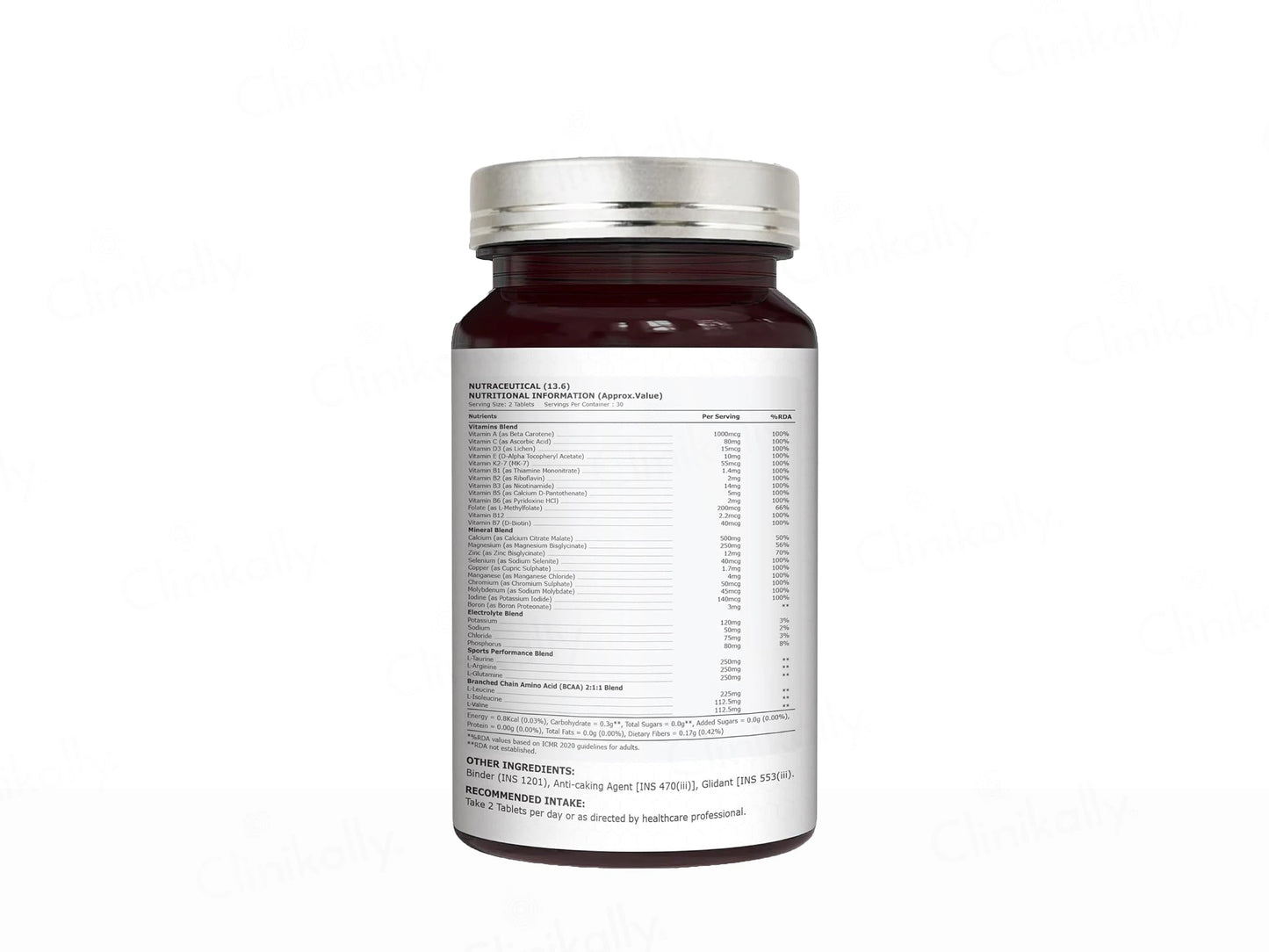Pure Nutrition Sports Multivitamin 2419mg Nutraceutical Veg Tablet