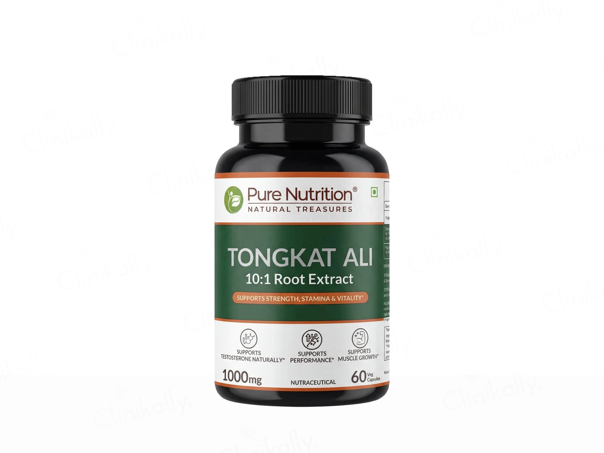 Pure Nutrition Tongkat Ali 1000mg Veg Capsule