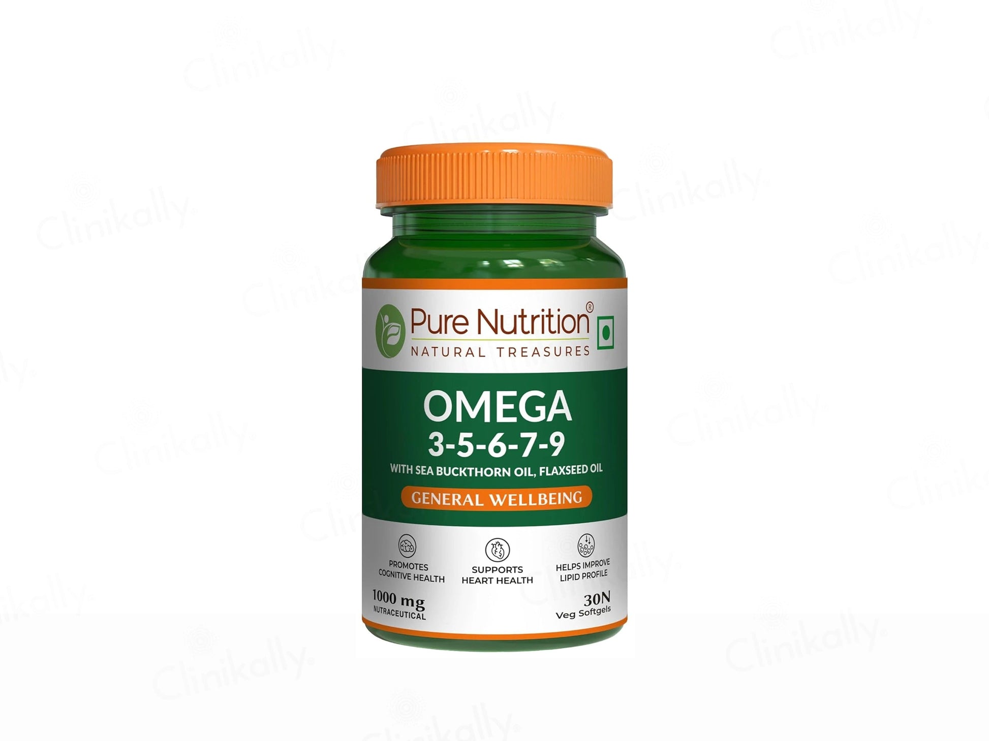 Pure Nutrition Vegan Omega 3-5-6-7-9 Veg Softgel