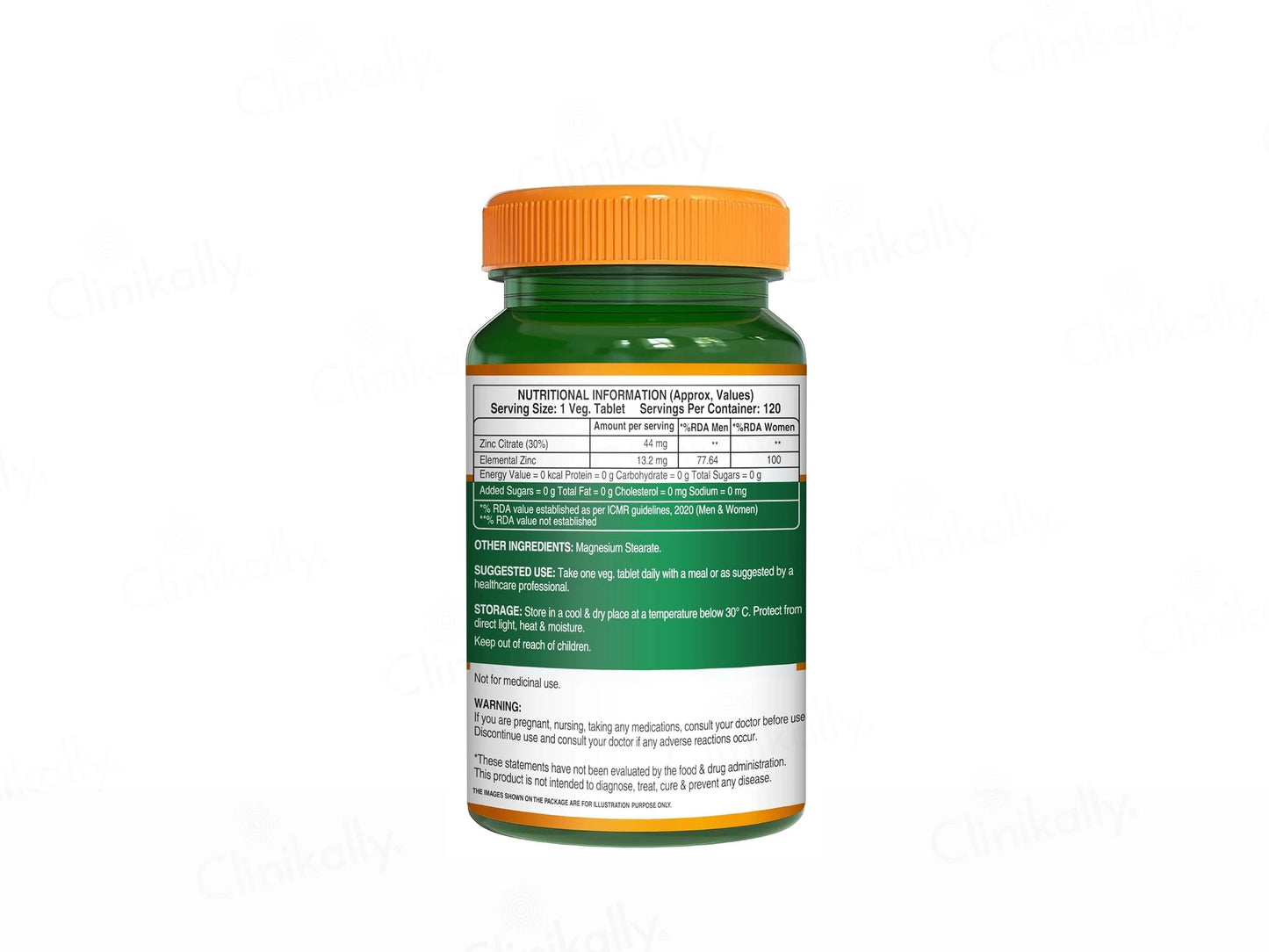 Pure Nutrition Zinc-ZMA, Magnesium  Vitamin B6 Veg Tablet