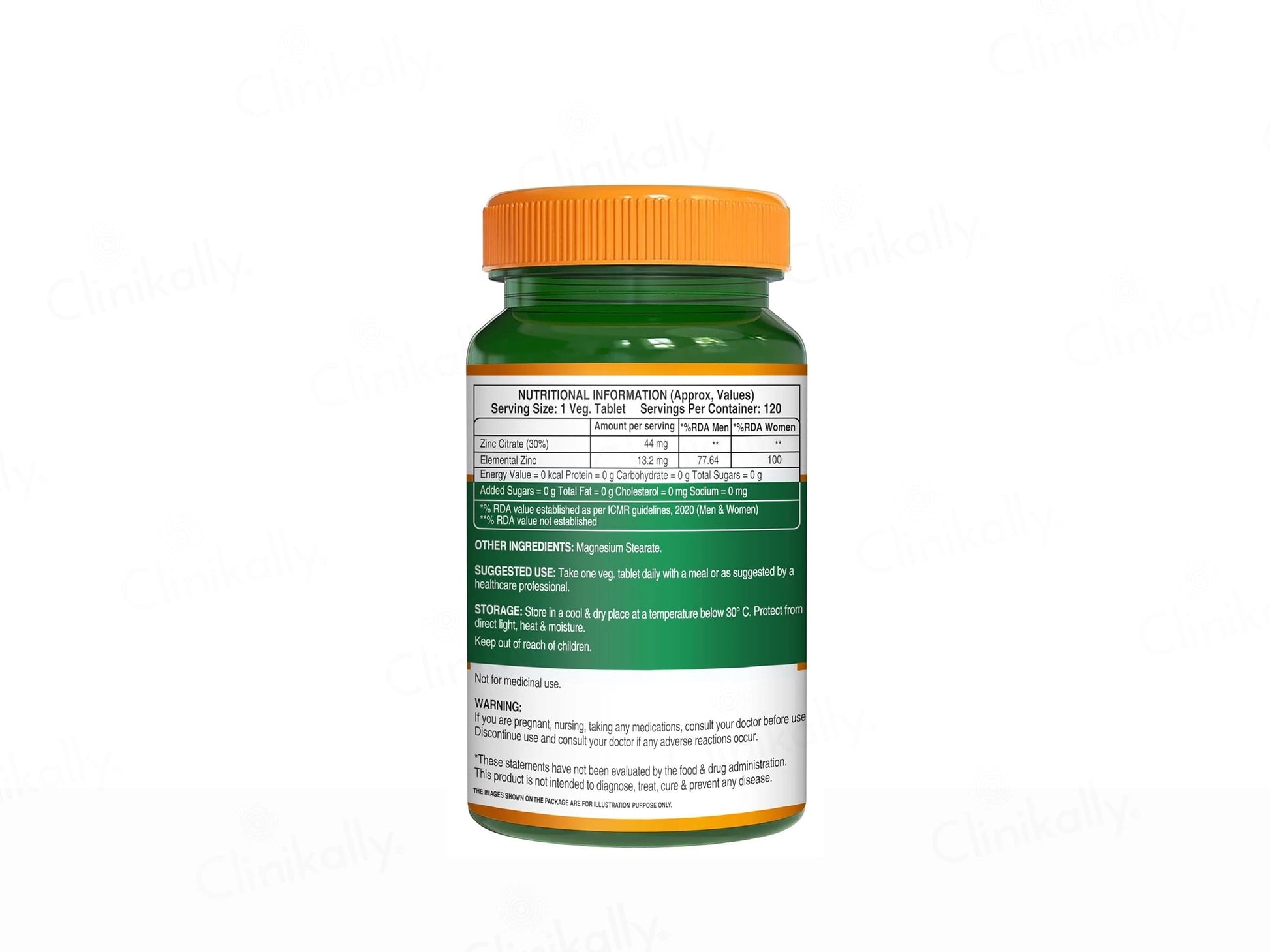 Pure Nutrition Zinc-ZMA, Magnesium  Vitamin B6 Veg Tablet