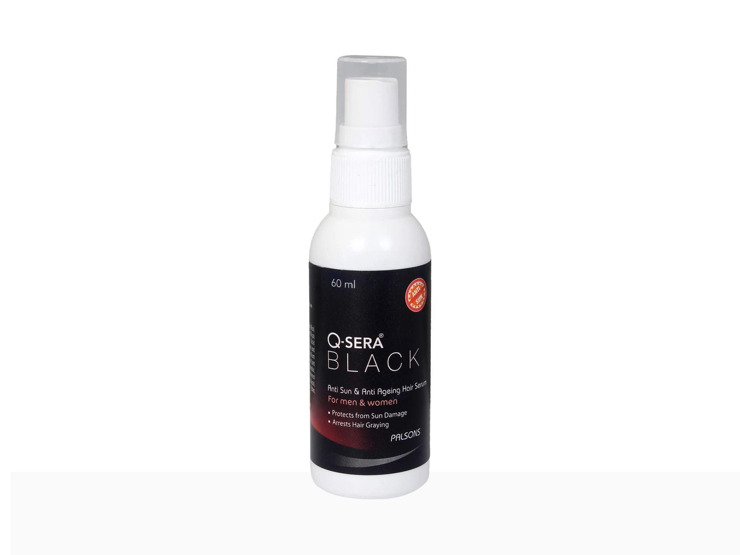 Q-Sera Black Serum Anti Sun and  Anti Ageing Hair Serum