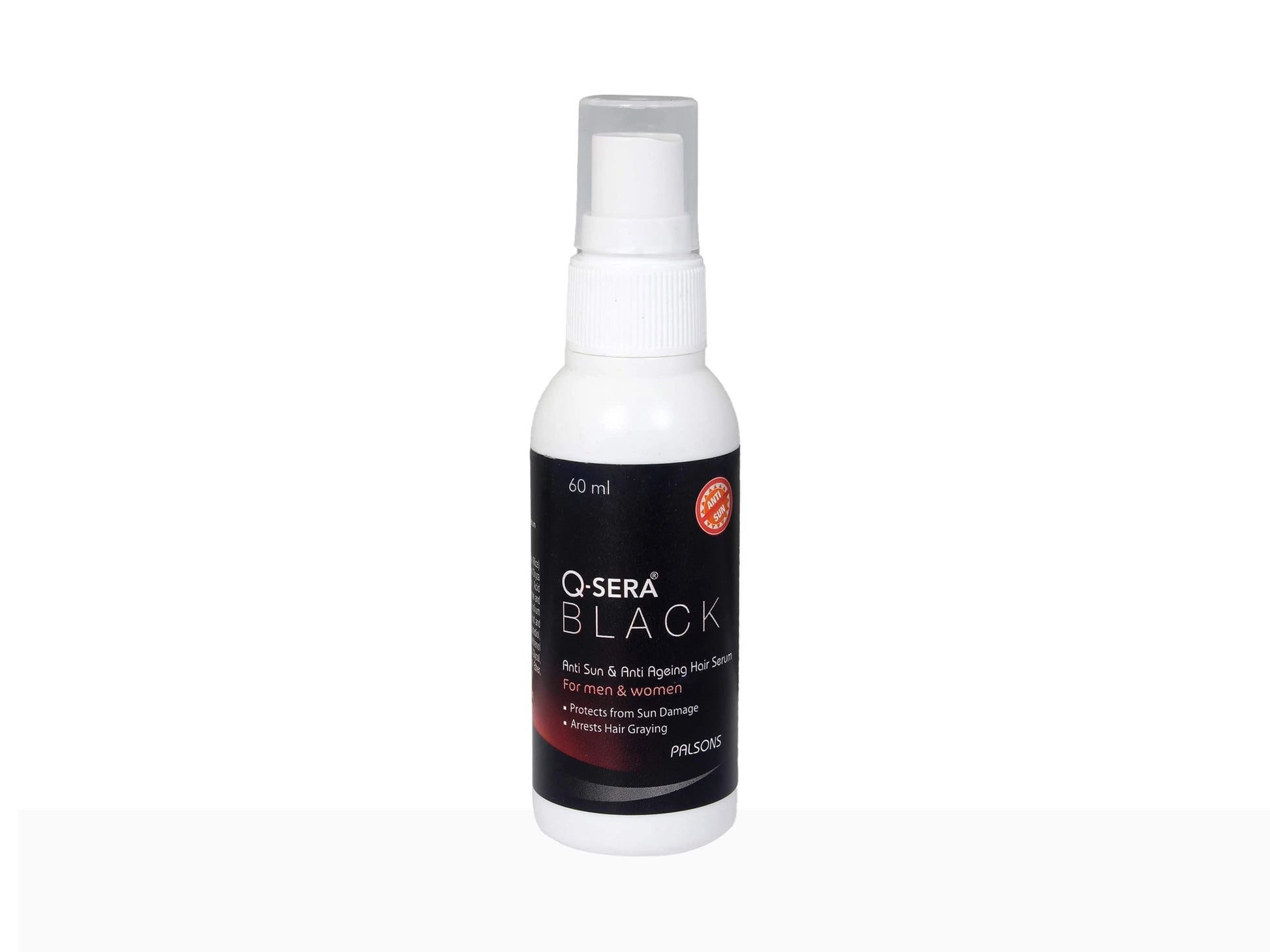 Q-Sera Black Serum Anti Sun and  Anti Ageing Hair Serum