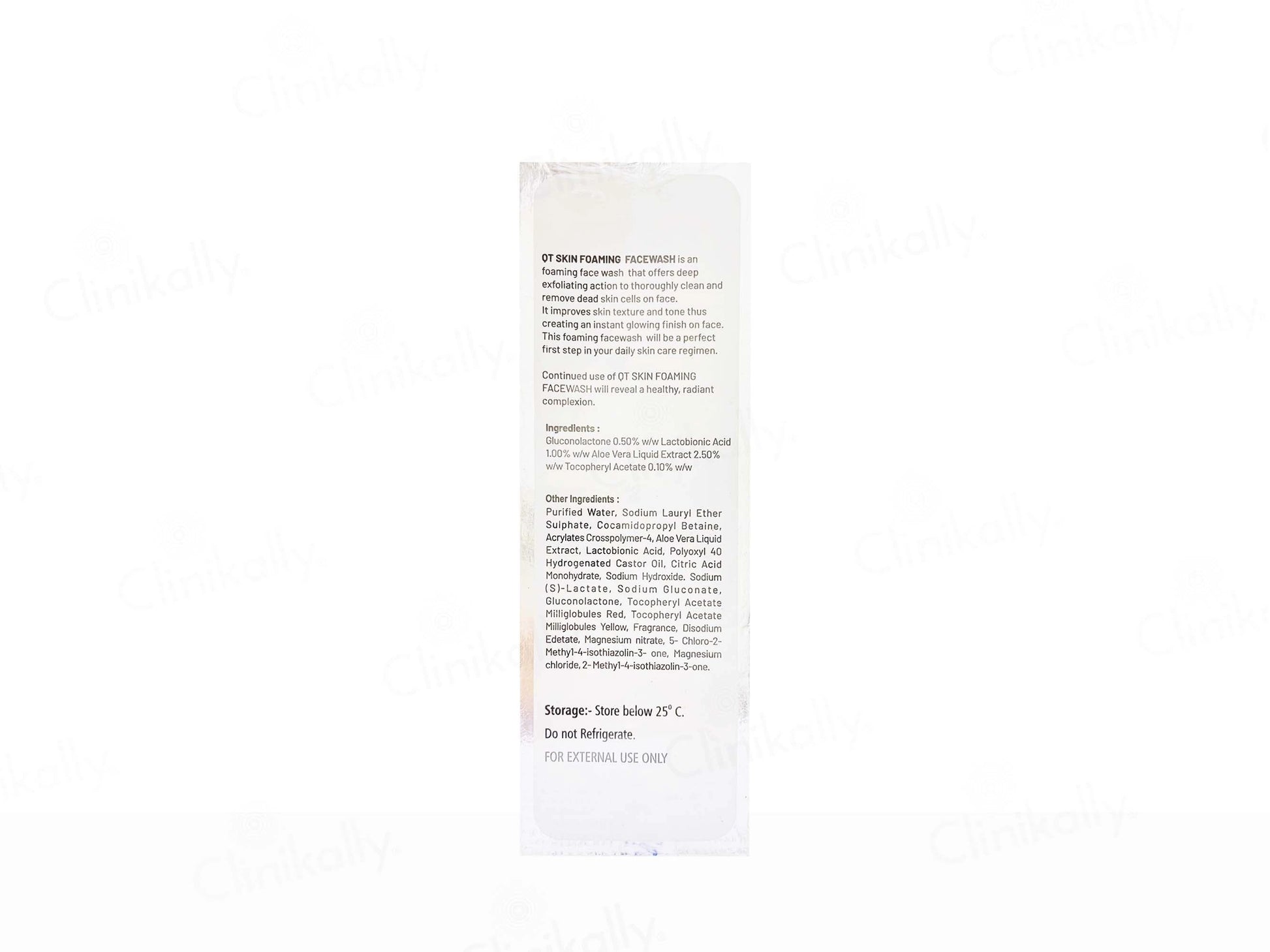 QT Skin Foaming Face Wash