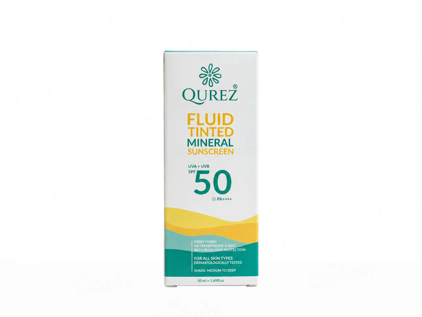 Qurez Fluid Tinted Mineral Sunscreen SPF 50 PA Medium To Deep