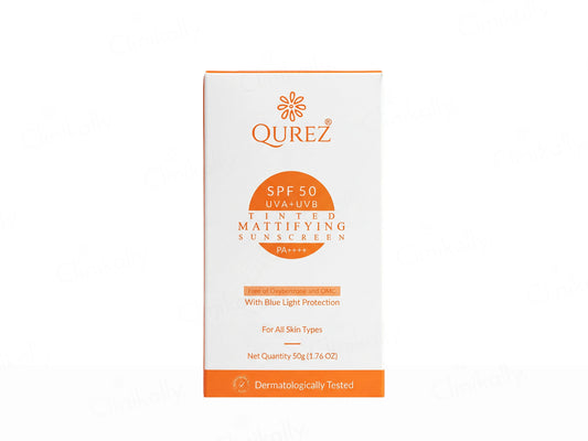 Qurez Tinted Mattifying Sunscreen SPF 50 PA