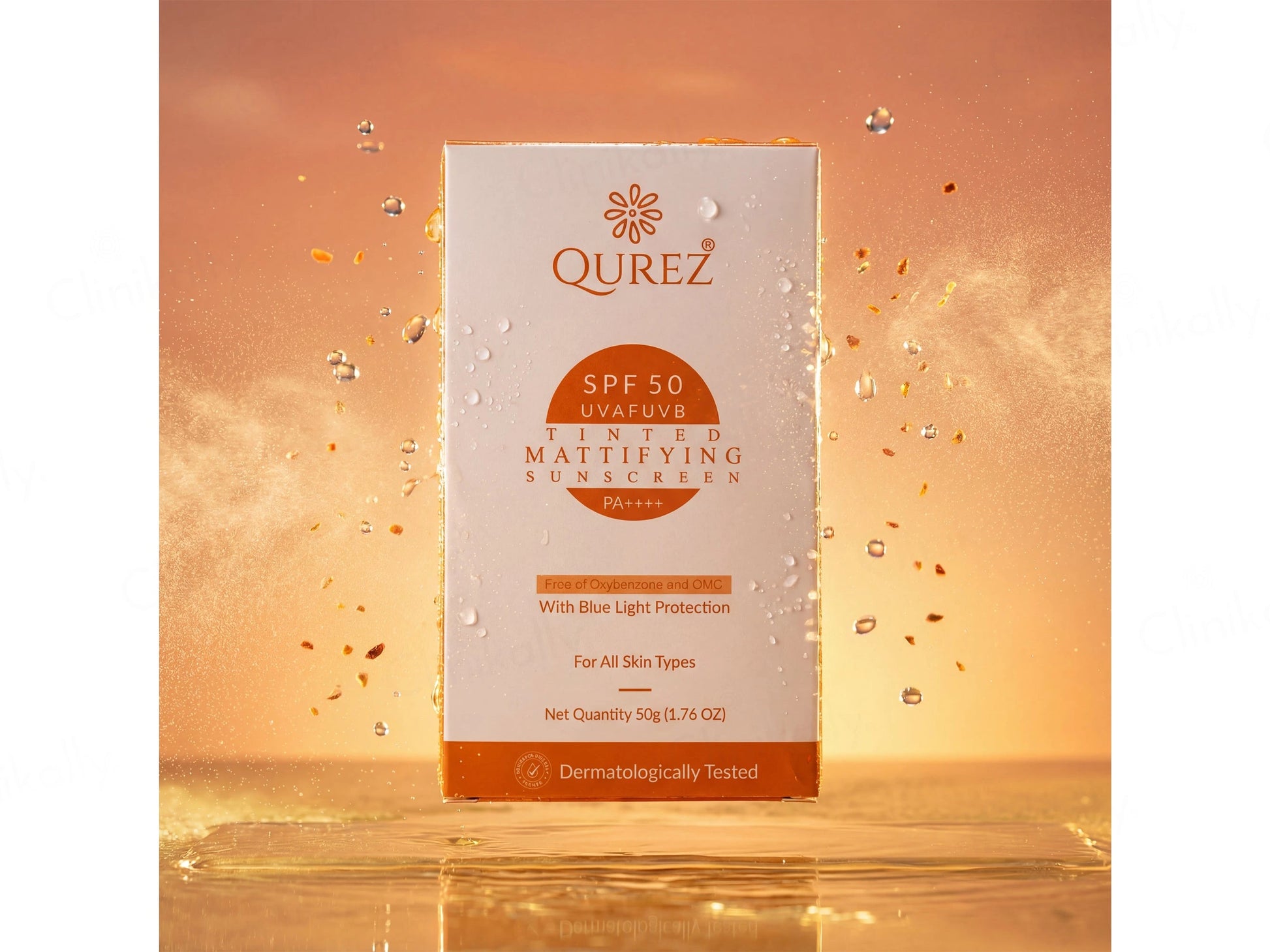 Qurez Tinted Mattifying Sunscreen SPF 50 PA