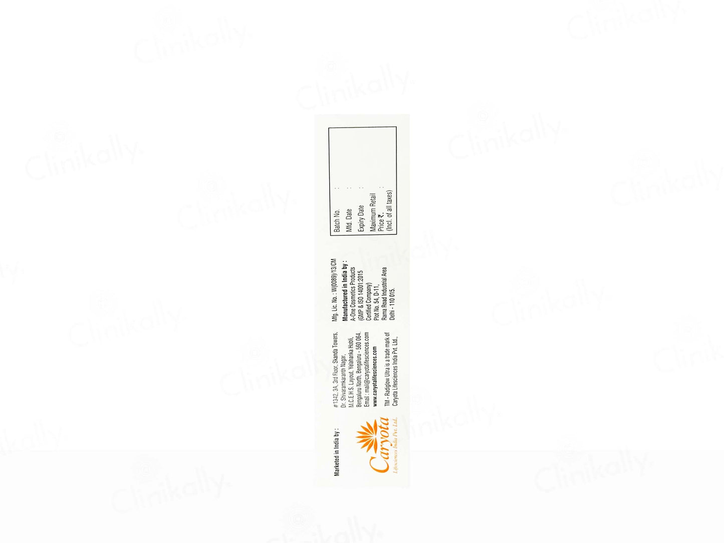 Radiglow Ultra Depigmentation and  Skin Lightening Cream