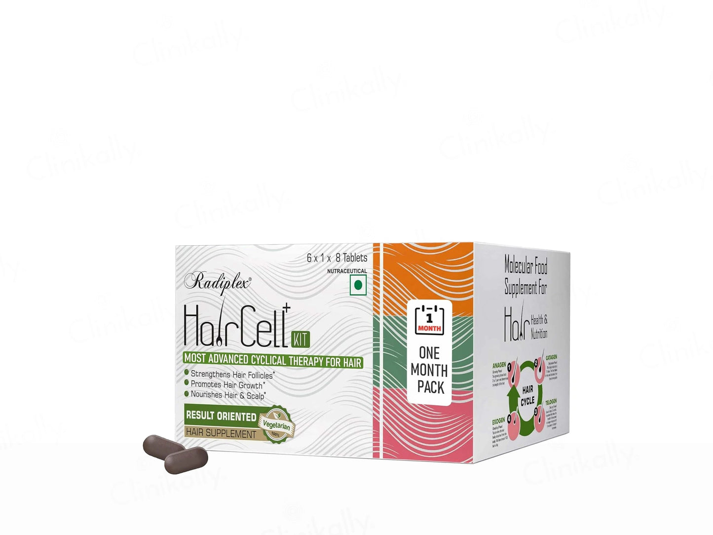 Radiplex Haircell Advanced Cyclical Therapy Hair Supplement Kit