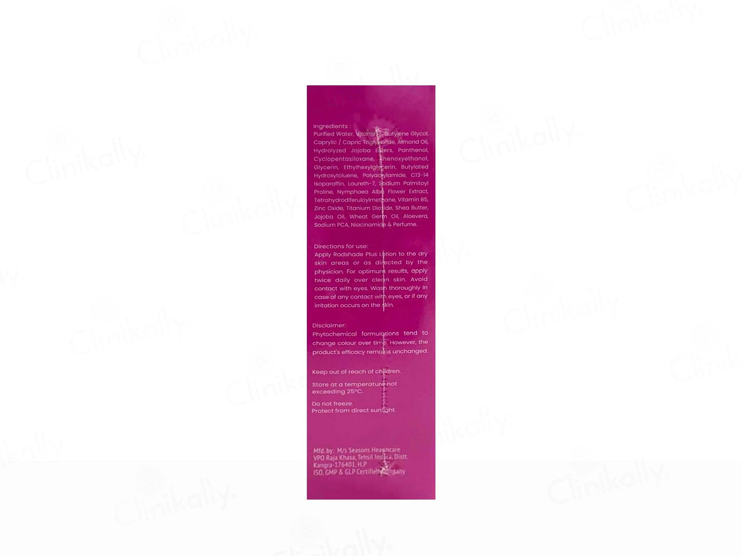 Radshade Plus Hydrating and  Nourishing Sun Protection Body Lotion