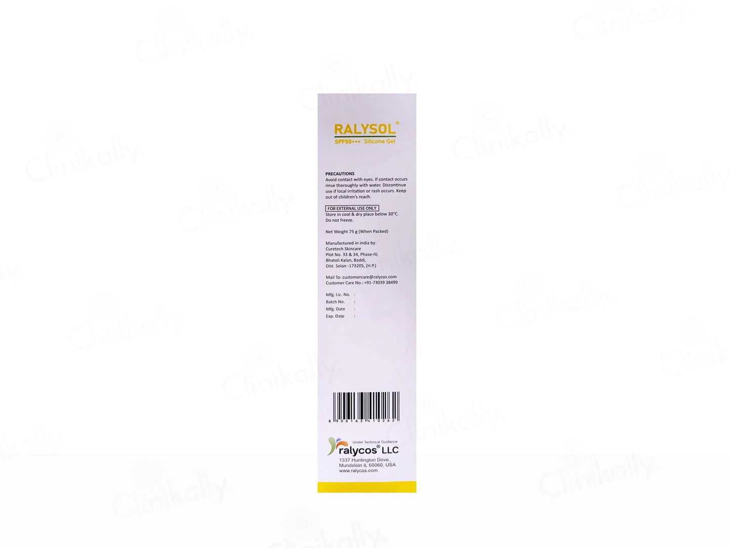 Ralysol Silicone Sunscreen Gel SPF 50