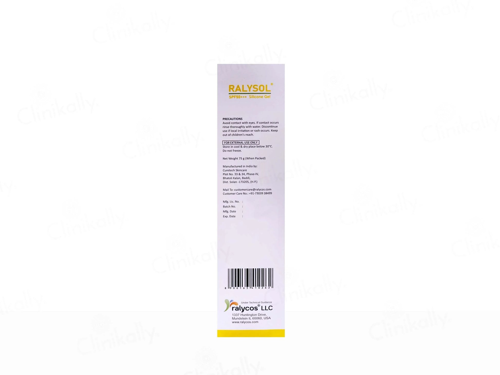 Ralysol Silicone Sunscreen Gel SPF 50