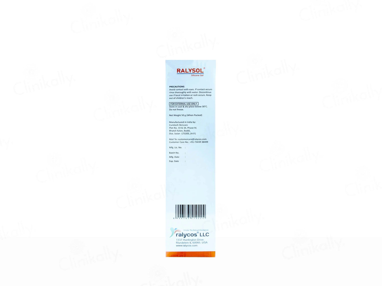 Ralysol Silicone Sunscreen Gel SPF 80