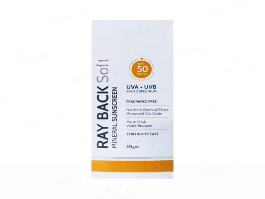 Rayback Soft Mineral Sunscreen SPF 50 PA