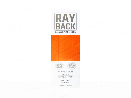 Rayback Sunscreen Gel SPF 50 PA