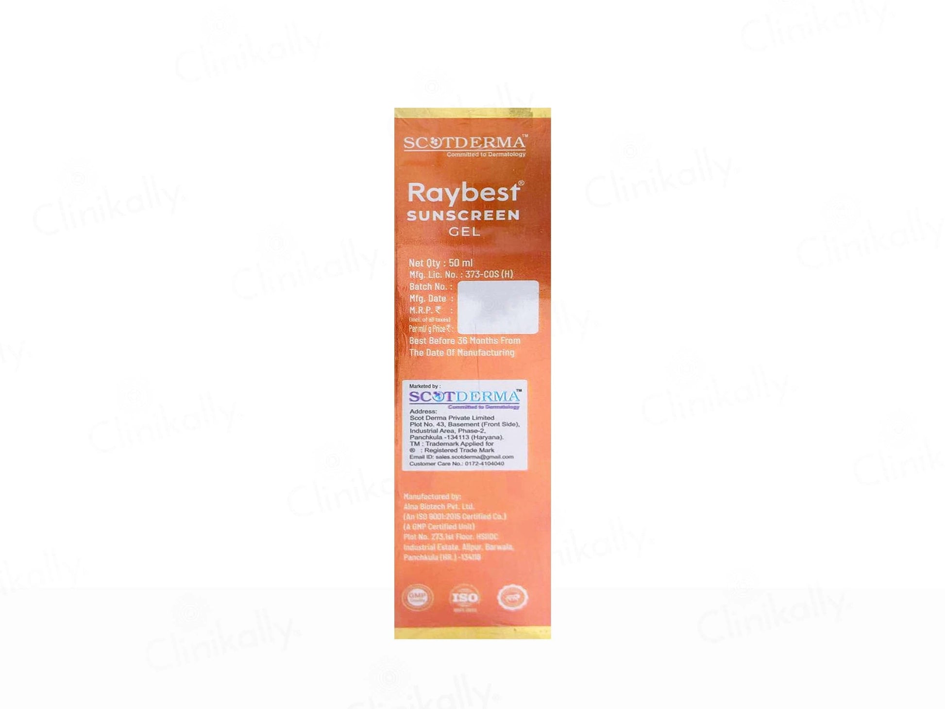 Raybest Matte Finish Sunscreen Gel SPF 50
