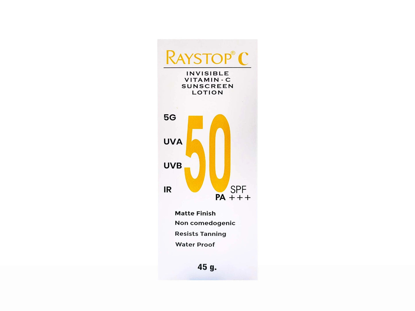 Raystop C Invisible Vitamin-C Sunscreen Lotion SPF 50 PA