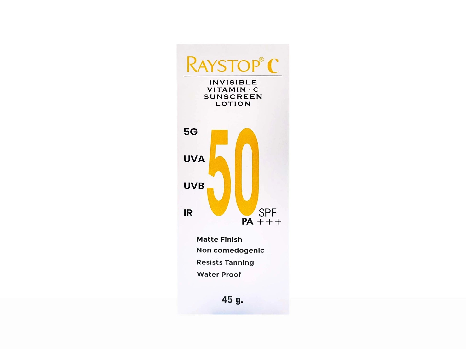 Raystop C Invisible Vitamin-C Sunscreen Lotion SPF 50 PA