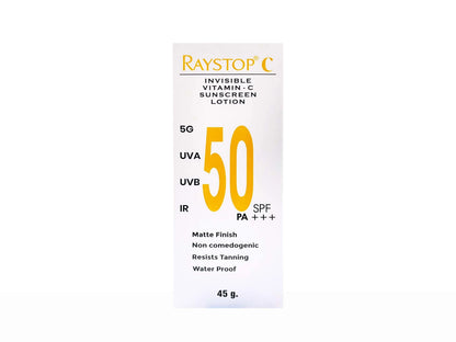 Raystop C Invisible Vitamin-C Sunscreen Lotion SPF 50 PA