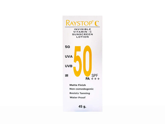 Raystop C Invisible Vitamin-C Sunscreen Lotion SPF 50 PA