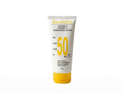 Raystop C Invisible Vitamin-C Sunscreen Lotion SPF 50 PA