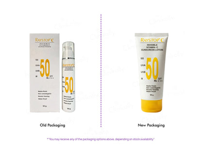 Raystop C Invisible Vitamin-C Sunscreen Lotion SPF 50 PA
