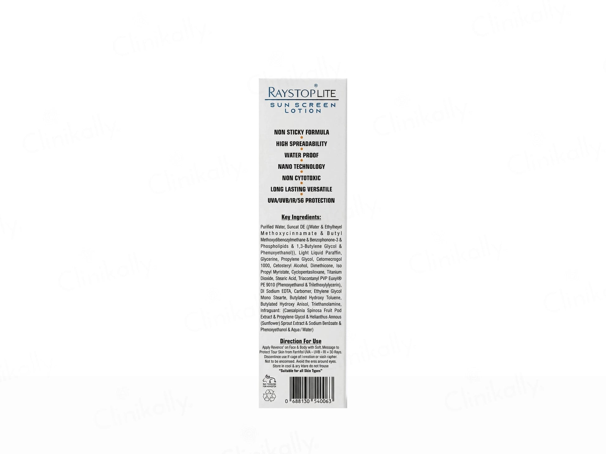 Raystop Lite Sunscreen Lotion SPF 30 PA