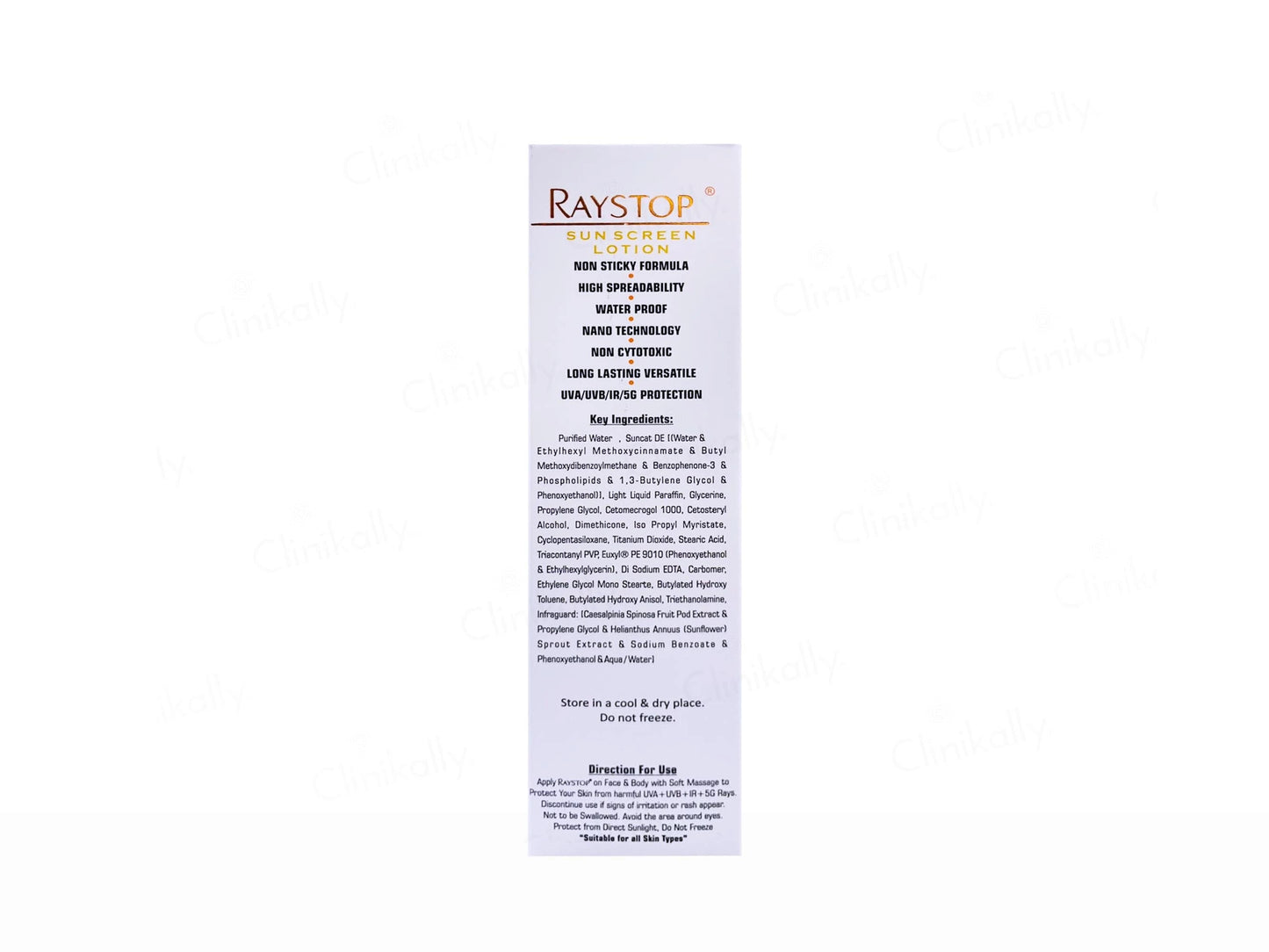 Raystop Sunscreen Lotion SPF 50 PA