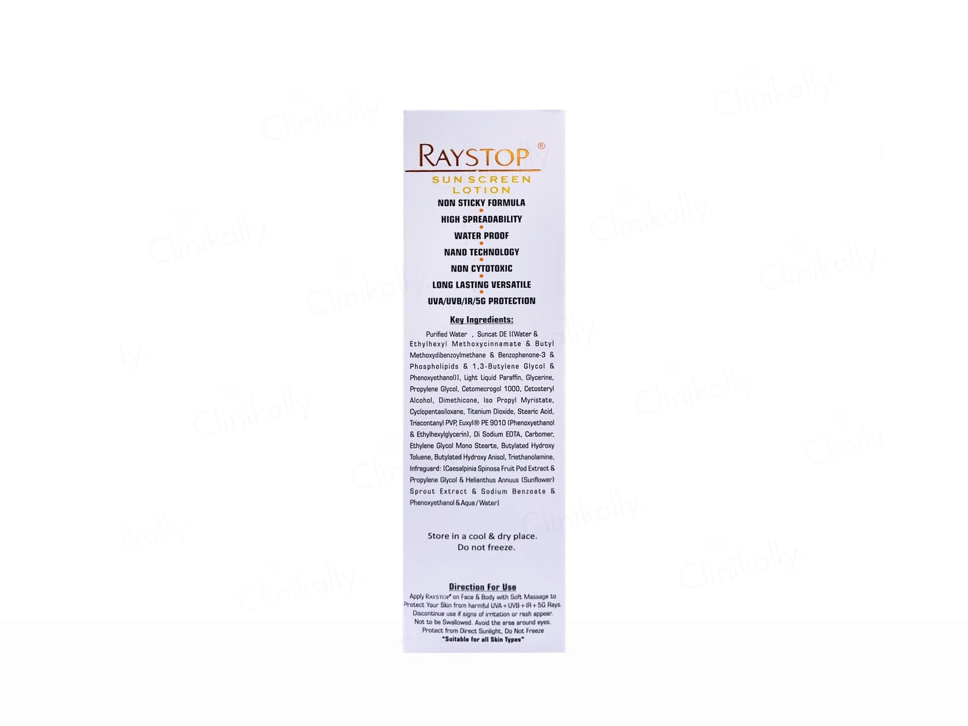 Raystop Sunscreen Lotion SPF 50 PA