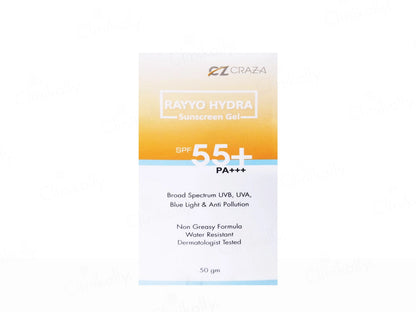 Rayyo Hydra Sunscreen Gel SPF 55 PA
