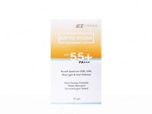 Rayyo Hydra Sunscreen Gel SPF 55 PA