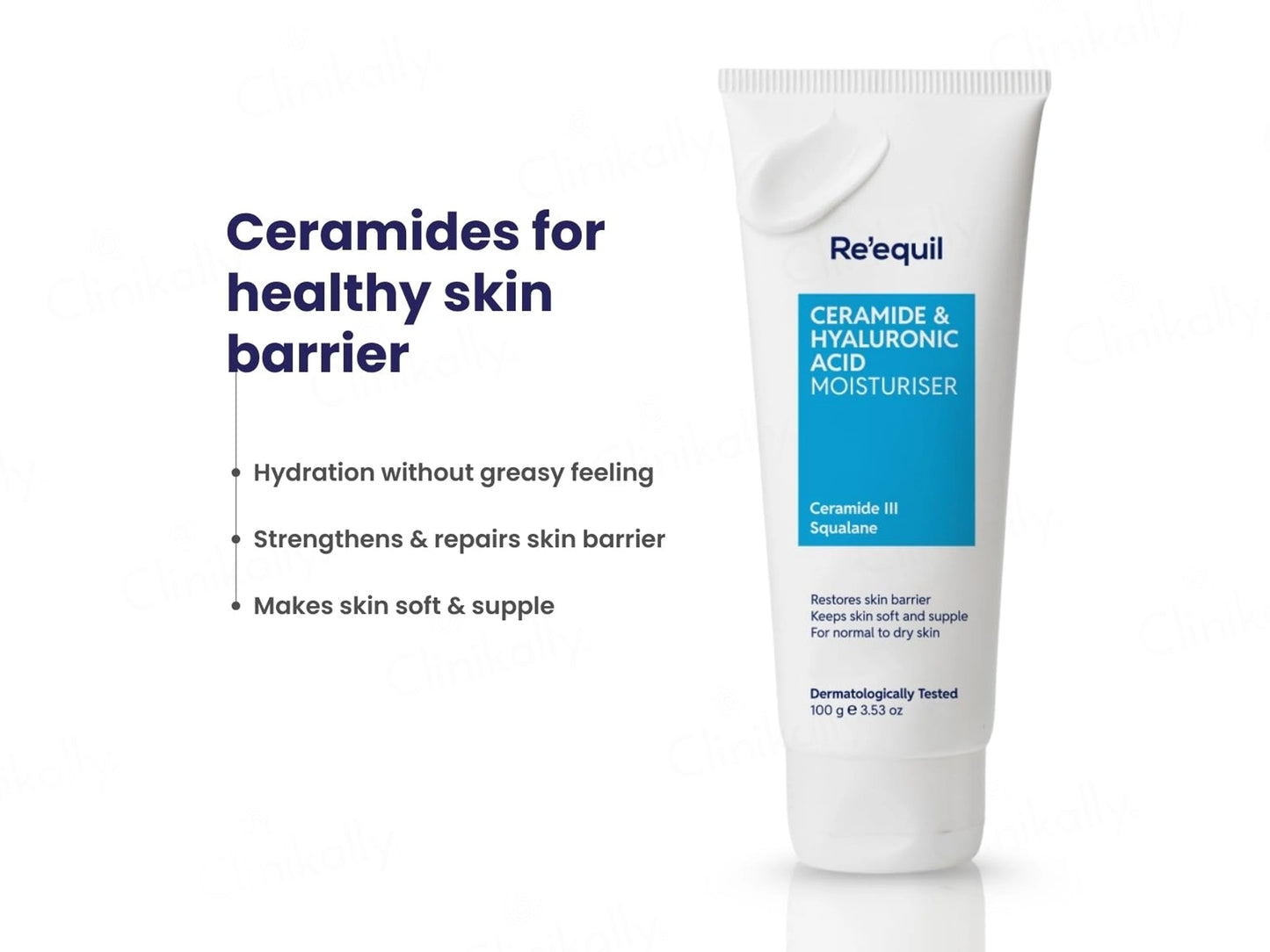 Re'equil Ceramide and  Hyaluronic Acid Moisturiser